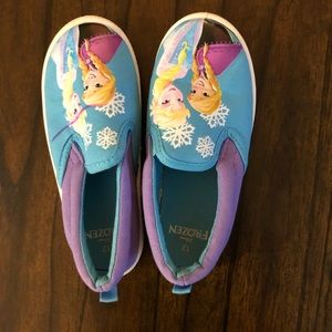 Frozen Slip On Sneakers fro Toddler Girl